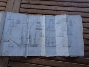 Marinewörterbuch von Vizeadmiral Willaumez mit Tafeln - 1831 - Bild 1 von 8