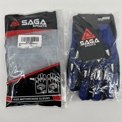 Guantes de carreras de motocross moto kart ciclismo scooters azul XL Foto 1 de 4