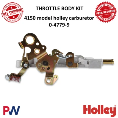 Kit de cuerpo de acelerador Holley 112-116 para uso con carburador 0-4779 número de pieza Foto 1 de 4