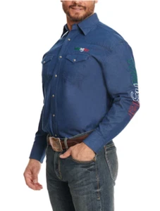 Wrangler® DENIM MEXICO LOGO DRUCK - HERREN SHIRT - Bild 1 von 4
