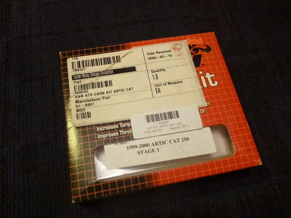 Arctic Cat 250 K&N 1999-2000 ATV Jet Kit Etapa 1 Foto 1 de 4