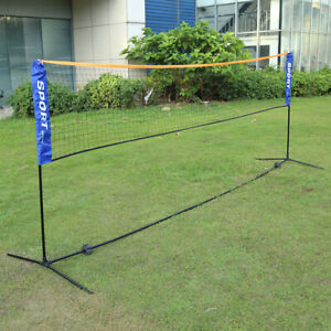 Portable Standard Training Badminton Volleyball Tennis Net Outdoor Garden Sports