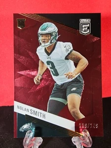 Donruss Elite Nolan Smith RC 2023/149 granate #173 novato paralelo - Imagen 1 de 2