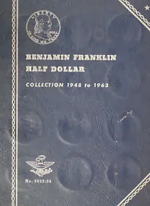 SILVER  FRANKLIN HALF DOLLAR COLLECTION 1948 TO 1963 SET LOTS OF BU TP-294 - Picture 1 of 4