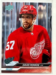 2023-24 Upper Deck Series 1 David Perron /250 Deluxe #62