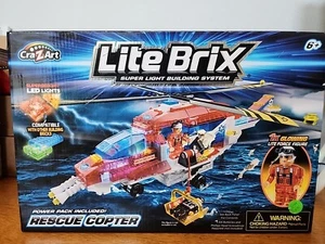 Cra-Z-Art Lite Brix Rescue Copter Super Lite Building System. - Picture 1 of 9