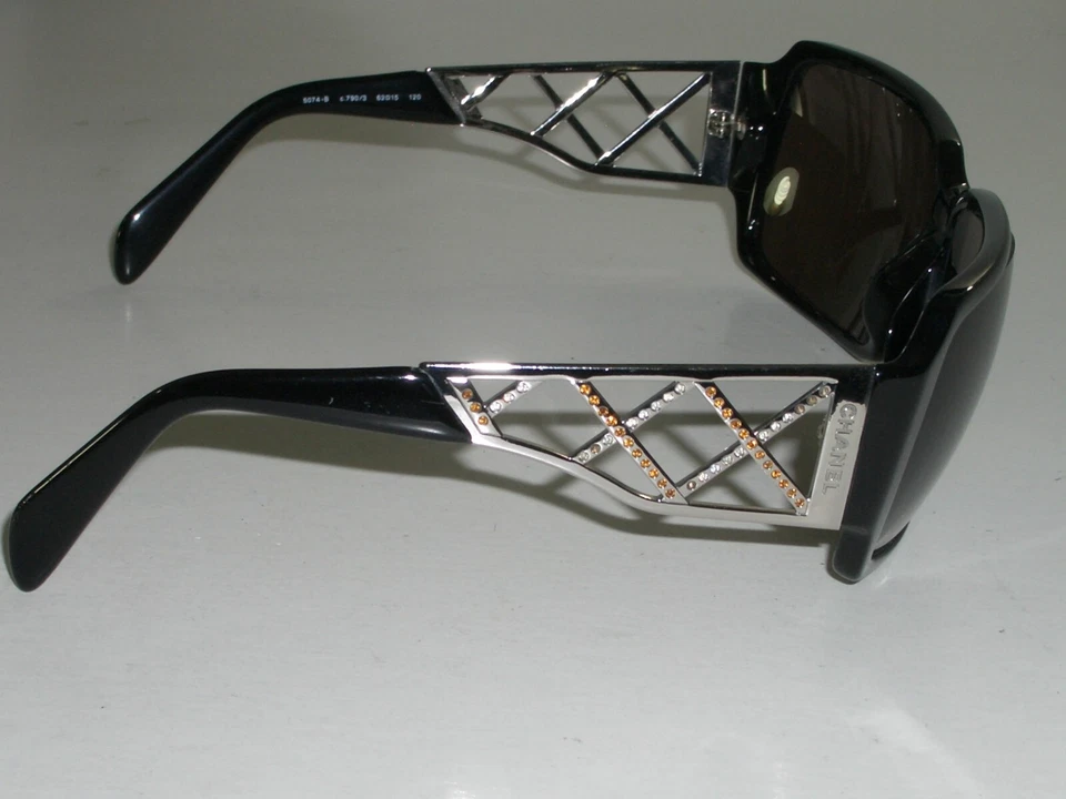 香奈儿意大利 5074-B c.790/3 62[]15 120 棕色玫瑰色袖子包装太阳镜 — 第 1/4 张图片