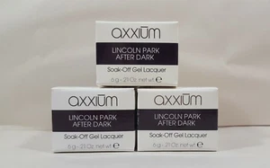 OPI Axxium Soak Off Gel Nail Lacquer LINCOLN PARK AFTER DARK AX416 3 PACK .21oz - Picture 1 of 3