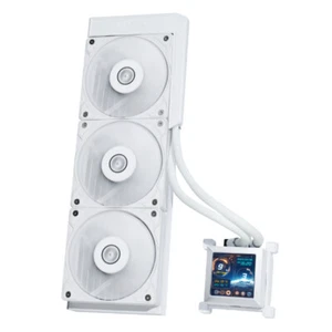 Lian Li HydroShift LCD 360S HSLCD36SW WHITE Pre-installed 3 x 28MM fans - Picture 1 of 1