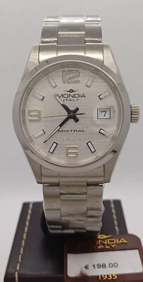 Mondia Mistral Mi675-5Bm,Acciaio Inossidabile,5ATM,Corona a Vite - Immagine 1 di 4