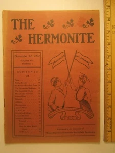 (Choice) THE HERMONITE Mount Hermon School MASS 1902-1903 Booklet [Z101d] - Picture 1 of 4