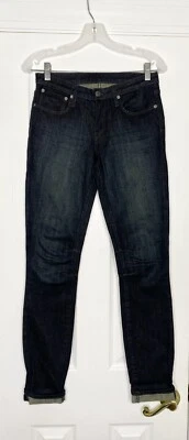 Helmut Lang Women’s Denim Skinny Straight Jeans Dark Wash 26 Made In USA - Image 1 of 4