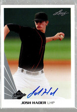 2013 Leaf Memories Autographs #JH1 Josh Hader Auto 
