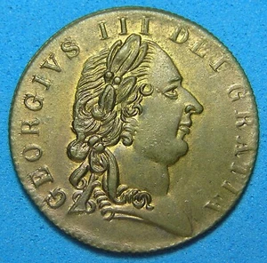 Great Britain Spade Guinea Brass Token 1790, King George III, High grade - Picture 1 of 2