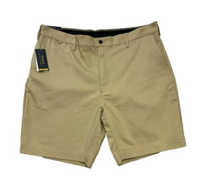 POLO RALPH LAUREN Shorts Men Classic Fit Khaki Tan Chino 40" x 9" NWT $138 - Picture 1 of 4