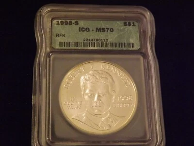 1998-S   $1           KENNEDY      ICG  MS 70 - Image 1 of 2