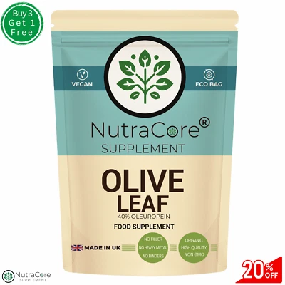 Olivenblatt Extrakt Kappen 5500mg (40% Oleuropein) Kross Kontrolle & - Bild 1 von 4