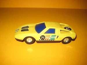 Toltoys Quikslot - Vintage Slot Car Mercedes-Benz C111 - #71 - yellow - Picture 1 of 6
