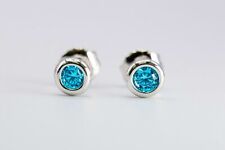 Tiffany & Co. Elsa Peretti Color By The Yard Aquamarine Stud Earrings