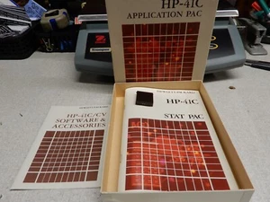 HP 41C Stat Pac Module & Manual Good Condition 00041-14001 - Picture 1 of 4