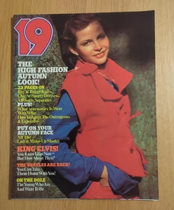 Vintage 19 Fashion Magazine September 1976 - Elvis Presley, Michael Sarrazin etc - Imagen 1 de 13