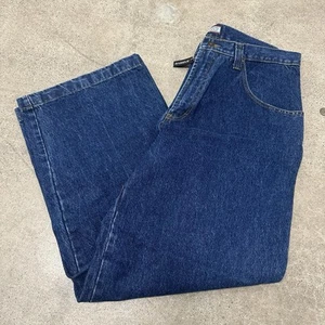 Vintage Y2K Massive Brand Jeans Baggy Wide Leg 36x32 Deadstock Grungy Skateboard - Picture 1 of 9