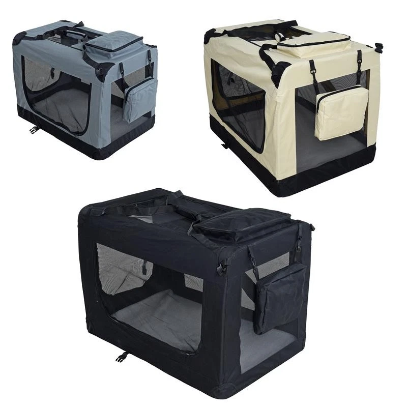 Hundetransportbox Hundetasche faltbare Transportbox Kleintiertasche Autobox Box - Bild 1 von 4