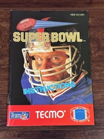 Tecmo Super Bowl Football Nintendo NES Instruction Manual Only