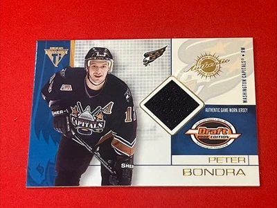 2001-02 Private Stock Titanium Draft Edition PETER BONDRA jersey card #99 - Image 1 of 2