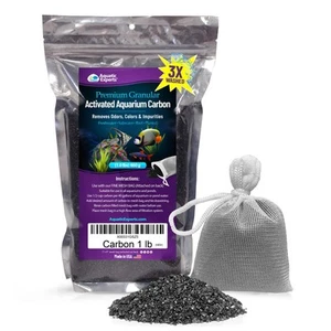 Premium Activated Carbon, Aquarium Carbon for Fish Tank Filter, Aquarium Filt... - Picture 1 of 7
