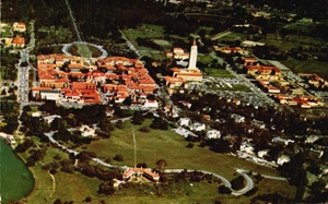 USA Kalifornien Luftaufnahme von Leland Stanford University Vintage Postkarte B273 - Bild 1 von 2
