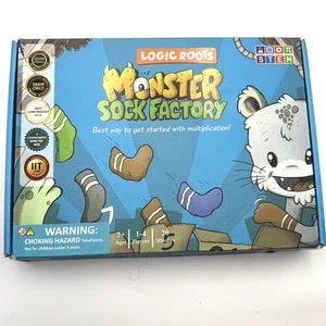 MONSTER SOCK FACTORY educational board game LogicRoots multiplication 2019 math - Picture 1 of 6