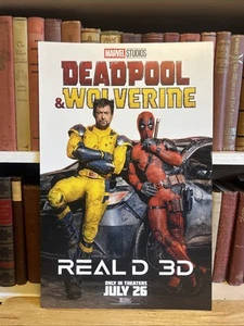 Póster de la película Deadpool and Wolverine PROMO 11x17 Real D 3D Reynolds Jackman - Imagen 1 de 2