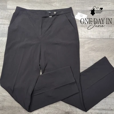 Larry Levine Straight Leg Dress Pants Size 10 - Image 1 of 4