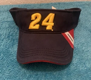 New JEFF GORDON #24 CHASE AUTHENTICS ADJUSTABLE VISOR HAT - Picture 1 of 5