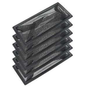 6 Pack 4x10 Floor Register Trap Cover Screen Air Vent Cover Mesh Filter for Home - Picture 1 of 7
