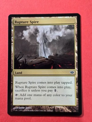 2009 Magic The Gathering Conflux #144 Rupture Spire, Land, C, NF, cd8 - Image 1 of 3