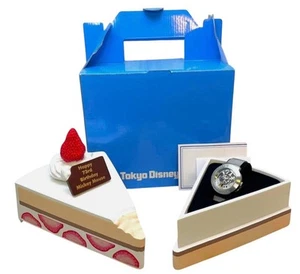 Mickey Mouse 73rd Anniversary Disney Cake Wind Up Watch 516/800 New Old Stock - Picture 1 of 6