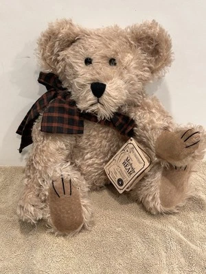 "Oso Boyds Bears Mohair Collection Fitzgerald Q. Bearington 13"" con etiqueta con nombre" Foto 1 de 3