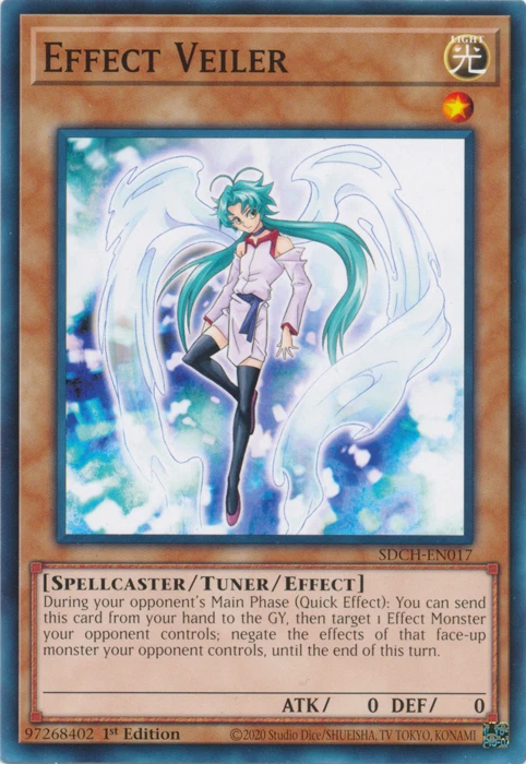Effect Veiler [SDCH-EN017] Common Near Mint 1st Edition - Yugioh single - Image 1 of 1
