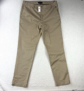 Banana Republic Pants Mens 35x32 Khaki Core Temp Chino Slim Fit Stretch - NEW - Picture 1 of 11