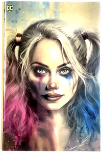 HARLEY QUINN #43 FOIL CARLA COHEN EXCLUSIVE VIRGIN SKETCH VARIANT 2024 DC NM - Picture 1 of 1