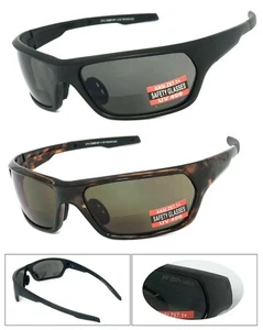 1 or 2 Pair Bifocal Safety Reading Glasses Reading Sunglasses AP+S ANSI Z87.1+ - Picture 1 of 17