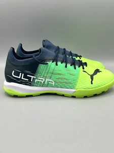PUMA ULTRA 3.3 TT Green Glare, Aqua & Spellbound taglia 8 - Foto 1 di 4
