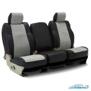 Coverking Alcantara Tailored Seat Covers for 1995-1998 GMC C1500 - Picture 1 of 9