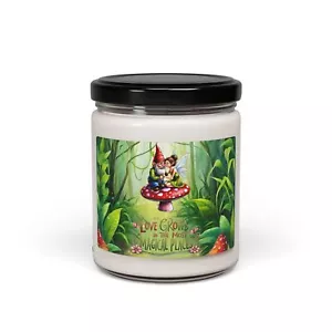 Enchanted Love Candle – Multiple Scent 9oz Soy Wax | Gnome & Fairy Gift - Picture 1 of 41