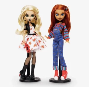 Mattel Skullector Monster High Bride of Chucky Puppe Set Tiffany Chucky BESTÄTIGT - Bild 1 von 2