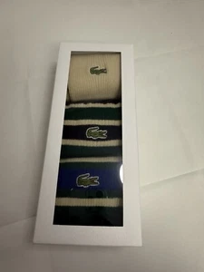 LACOSTE Pack Of 3 Gift Boxed Sport Socks Size 3.5-6.5 GENUINE #O3 - Picture 1 of 4