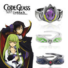 Code Geass Lelouch Lamperouge Ring Knight of Seven Ring Accessories Adjustable