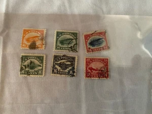US 1918 & 1923 Airmail Stamps, C1, C, Used, NG, H - Picture 1 of 2